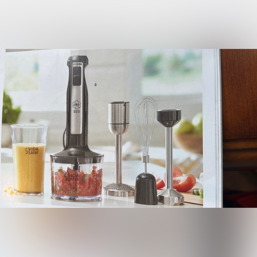 Hand blender 4 in 1 use- batidora manual 4 en 1